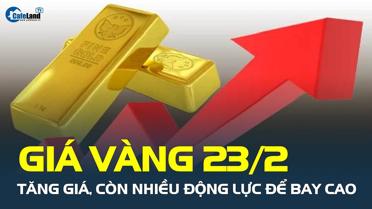 Giá vàng 23/2/2024: TĂNG GIÁ, còn nhiều động lực để bay cao| CafeLand