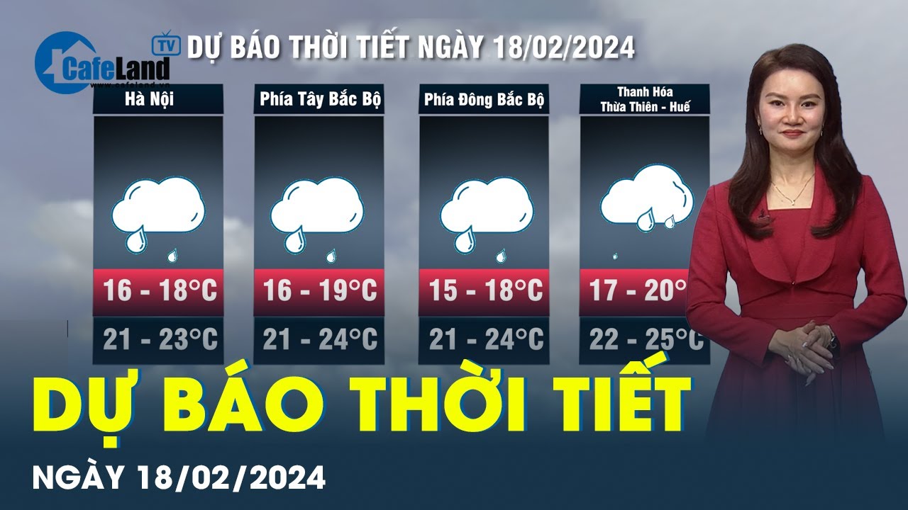 Dự báo thời tiết ngày 18/02/2024: Miền Bắc tăng nhiệt mạnh, Nam Bộ nắng nóng | CafeLand