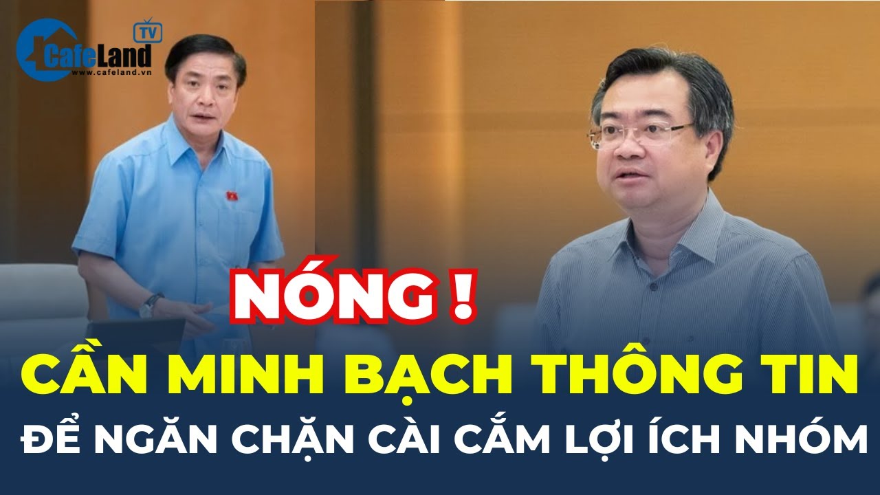 Để tránh LỢI DỤNG CÀI CẮM LỢI ÍCH, đề xuất CÔNG BỐ doanh nghiệp TÀI TRỢ LẬP QUY HOẠCH | CafeLand