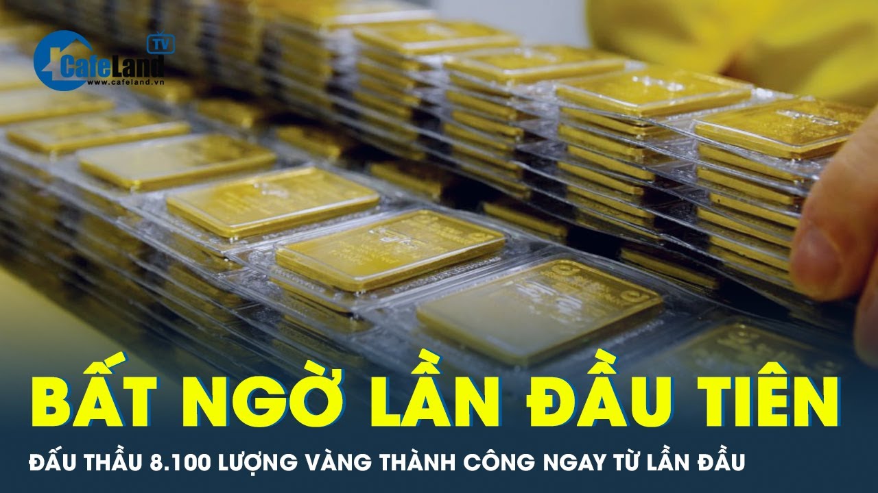 Đấu thầu thành công: lần đầu tiên 8.100 lượng vàng thuận lợi bán ra với giá 87,73 triệu đồng/lượng