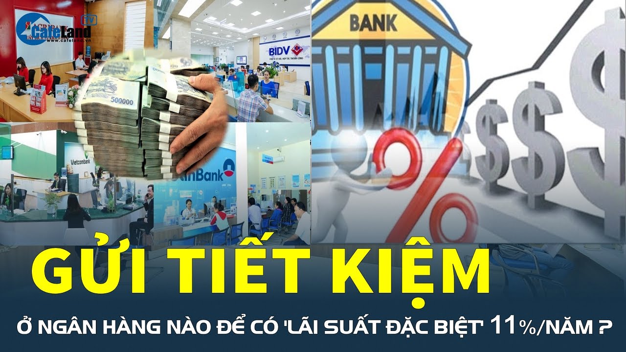 Khủng: Gửi tiết kiệm ở ngân hàng nào để có 'LÃI SUẤT ĐẶC BIỆT' 11%/năm? | CafeLand