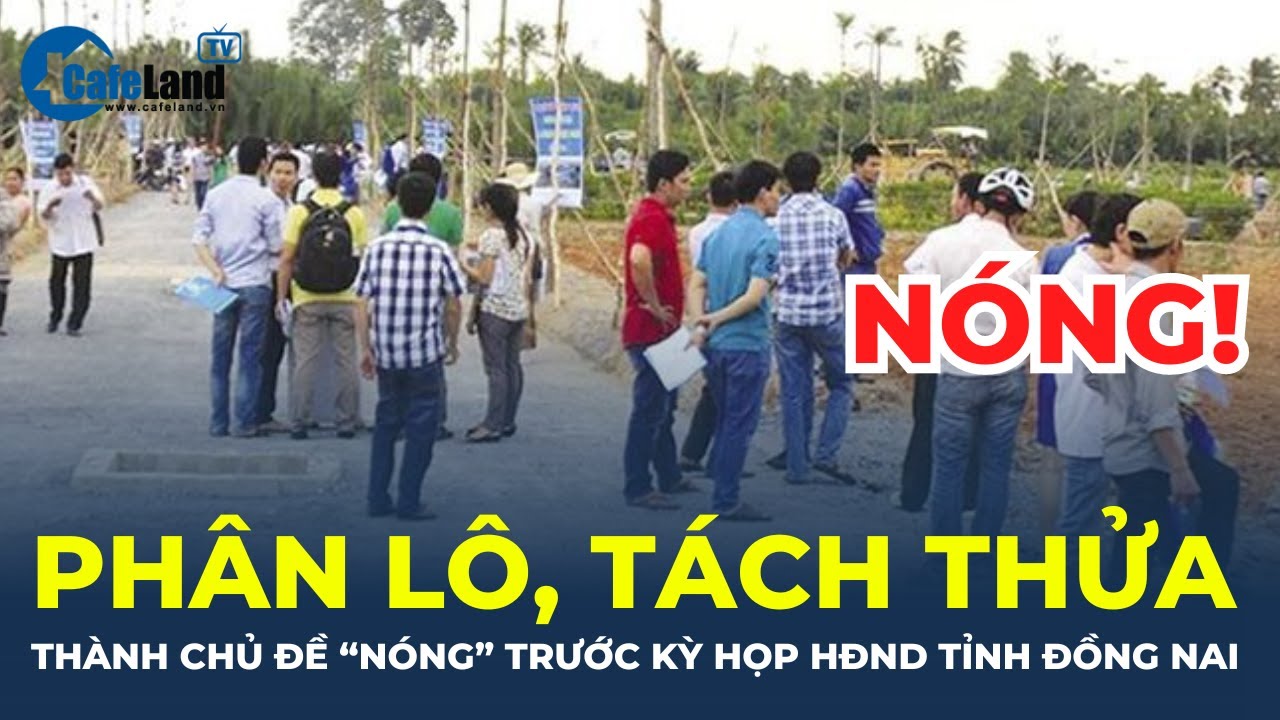 Phân lô, tách thửa thành chủ đề "NÓNG" trước kỳ họp HĐND tỉnh Đồng Nai | CafeLand