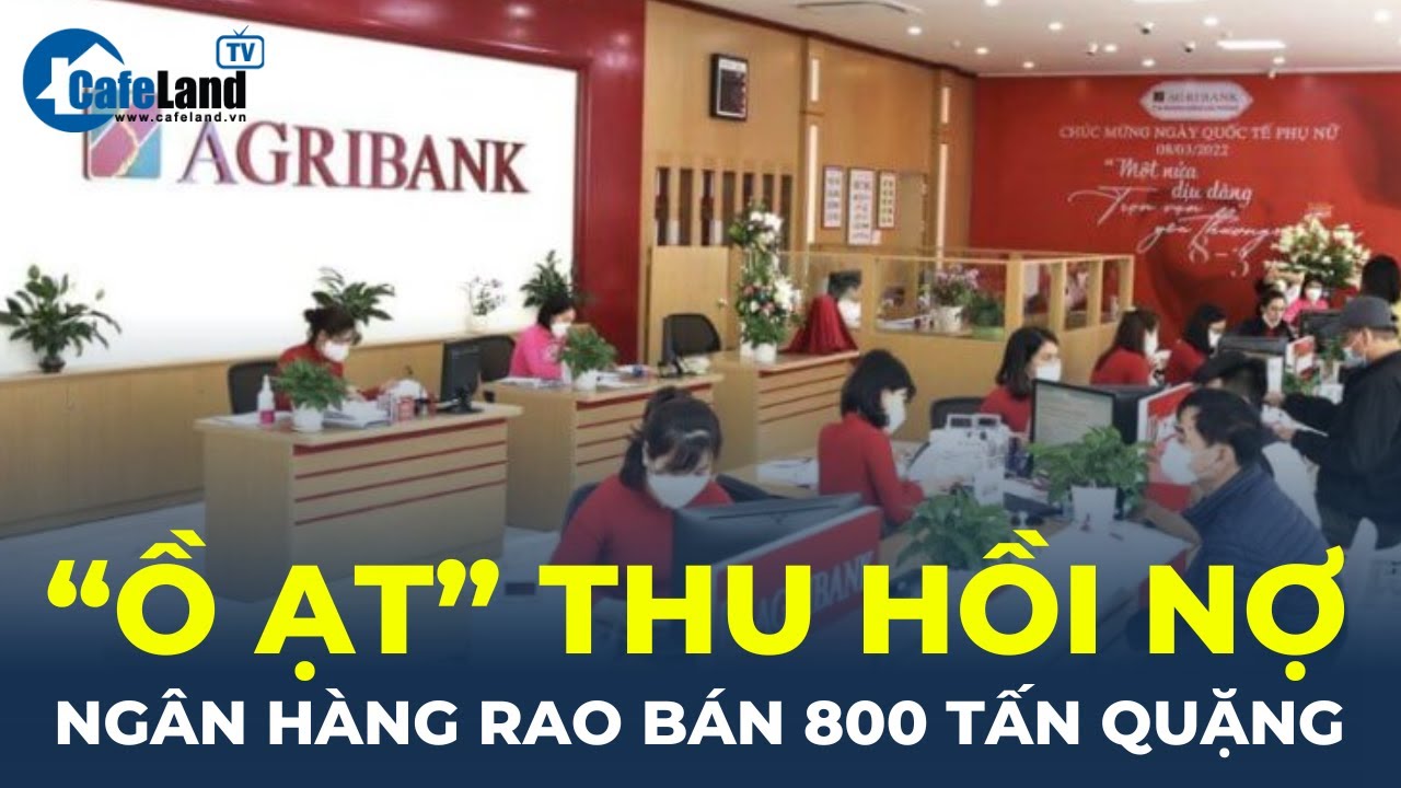 "Ồ ẠT" thu hồi nợ xấu, ngân hàng rao bán 800 tấn quặng | CafeLand