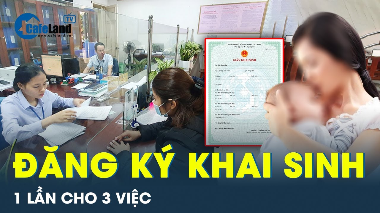 Cập nhật mới nhất để đăng ký khai sinh cho trẻ dưới 6 tuổi | CafeLand