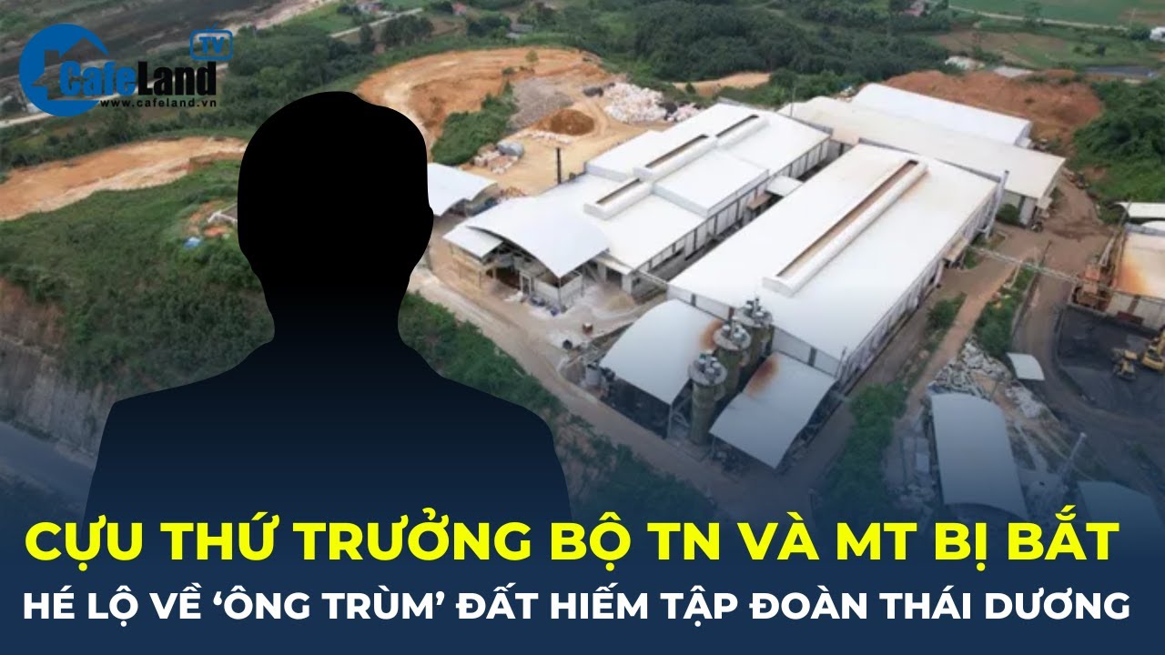 Cựu Thứ trưởng Bộ TN và MT bị bắt, hé lộ về "ÔNG TRÙM" đất hiếm Tập đoàn Thái Dương | CafeLand