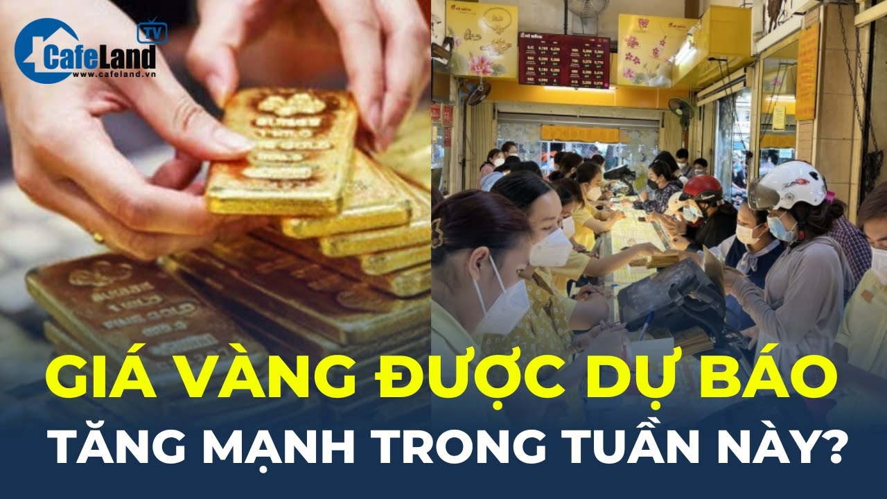 Giá vàng được dự báo tiếp tục TĂNG MẠNH trong tuần này? | CafeLand