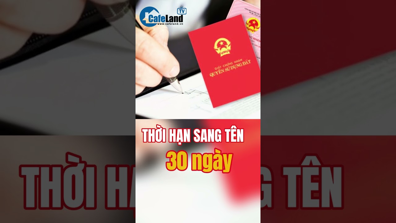 Khi SANG TÊN SỔ ĐỎ, người dân CẦN BIẾT điều này! | CafeLand