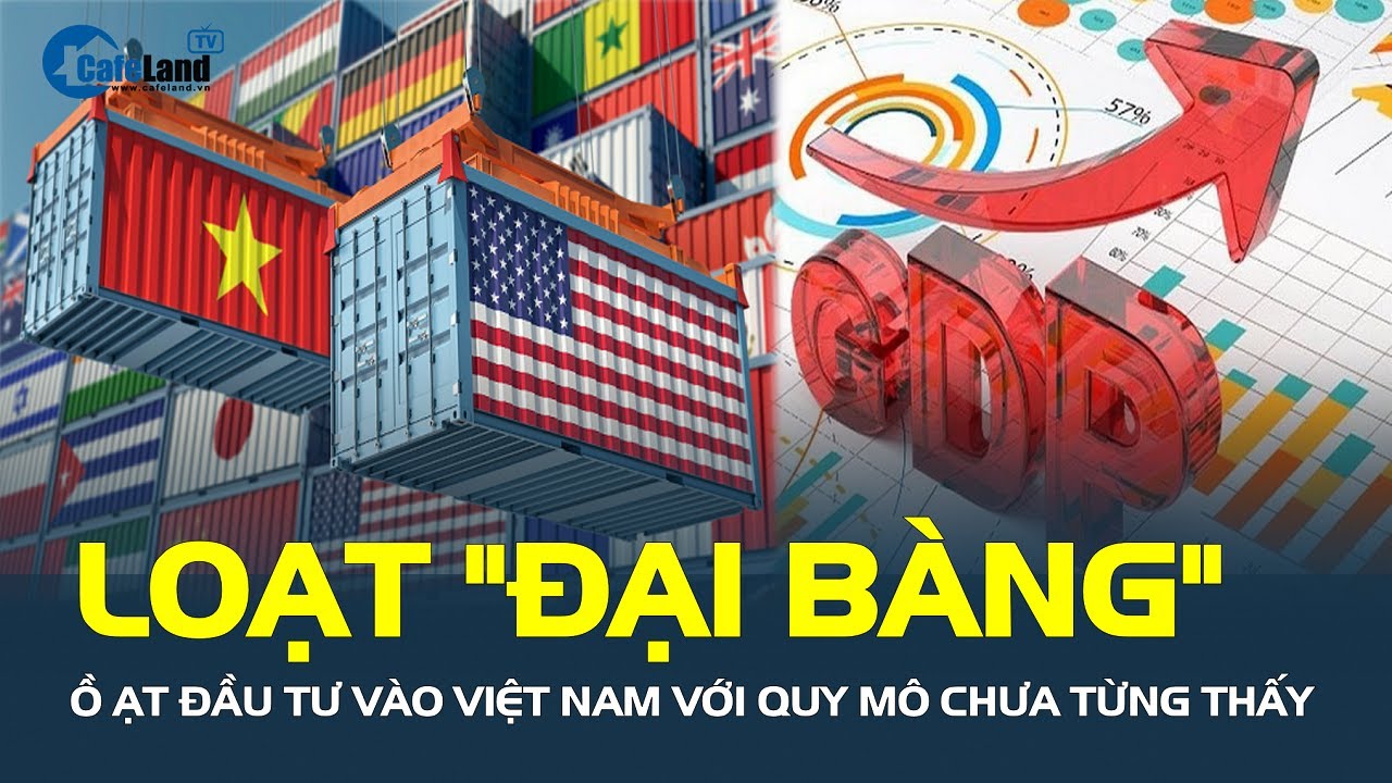 Điểm mặt loạt "ĐẠI BÀNG" ồ ạt đầu tư vào Việt Nam với quy mô chưa từng thấy | CafeLand