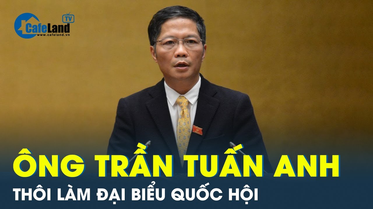 Ông Ông Trần Tuấn Anh thôi làm nhiệm vụ đại biểu Quốc hội | CafeLand