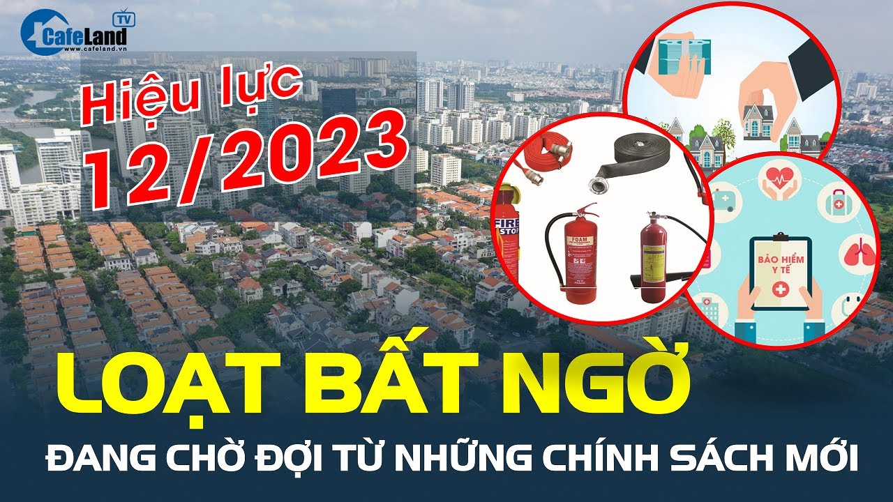 Loạt BẤT NGỜ đang chờ đợi từ những chính sách mới CÓ HIỆU LỰC từ tháng 12/2023 | CafeLand