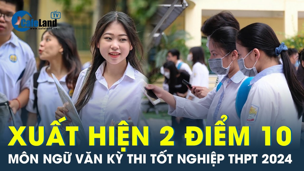 Cả nước có 2 điểm 10 môn Văn, không có điểm 10 môn Toán trong kỳ thi tốt nghiệp THPT | CafeLand