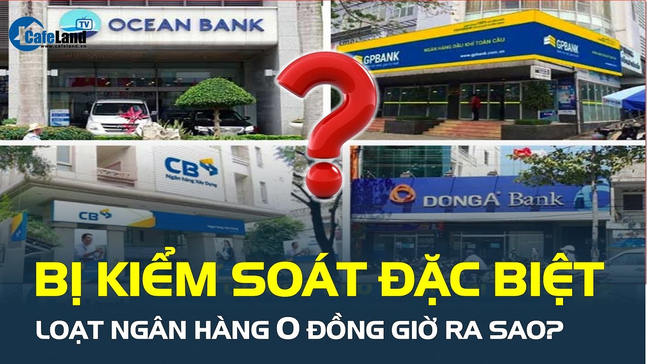 Sau gần 10 năm, các ngân hàng bị KIỂM SOÁT ĐẶC BIỆT, mua giá 0 đồng đang ra sao? | CafeLand