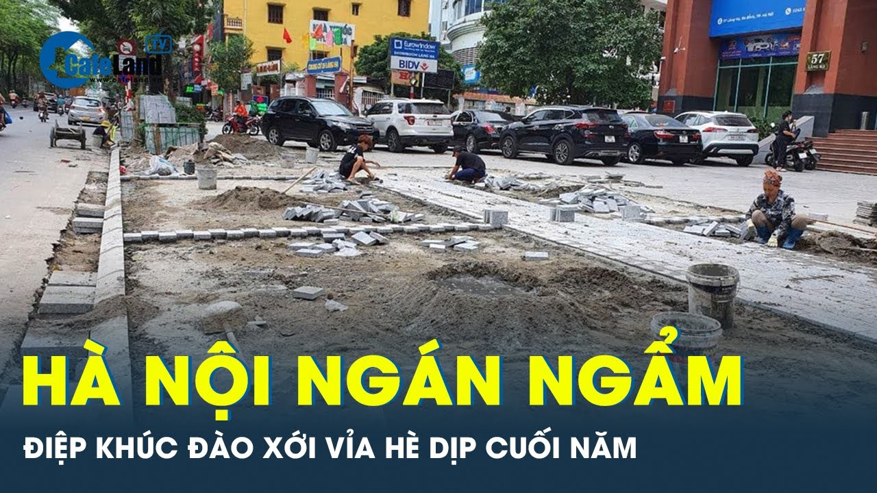 Ngán ngẩm đào xới vỉa hè dịp cuối năm | CafeLand