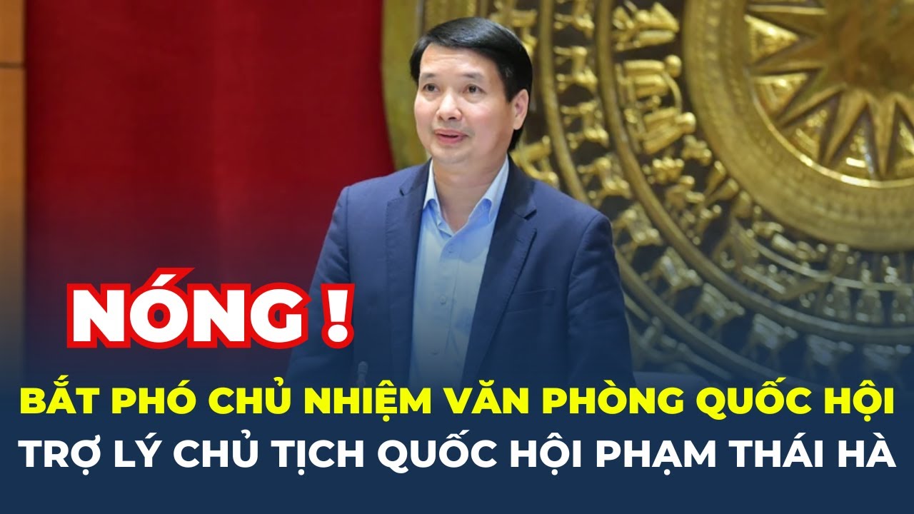 BẮT TẠM GIAM Phó Chủ nhiệm Văn phòng Quốc hội, Trợ lý Chủ tịch Quốc hội Phạm Thái Hà | CafeLand