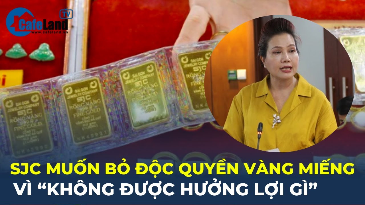 Tổng giám đốc SJC muốn BỎ ĐỘC QUYỀN vàng miếng vì "không được hưởng lợi gì" | CafeLand