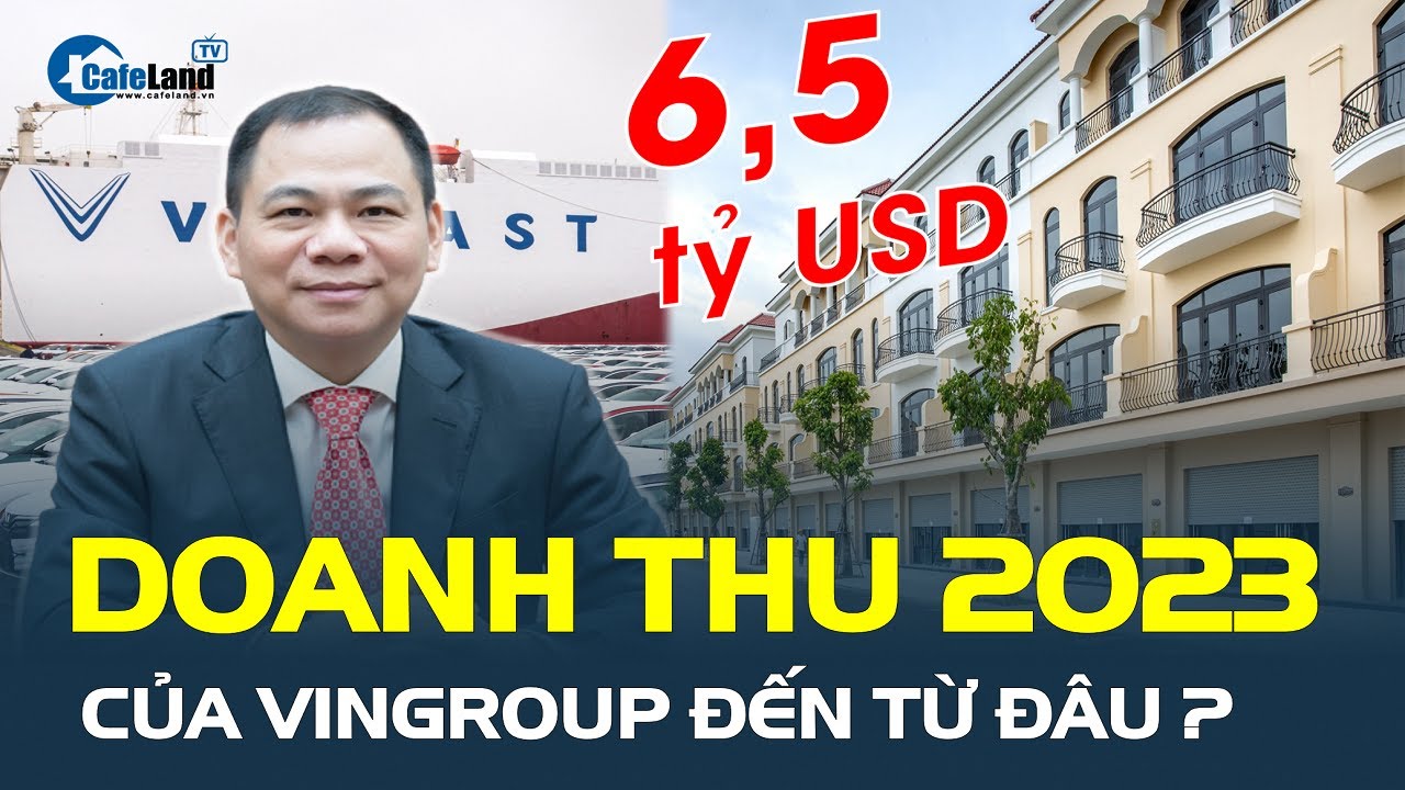 Hơn 6,5 tỷ USD DOANH THU năm 2023 của Vingroup đến từ đâu? | CafeLand