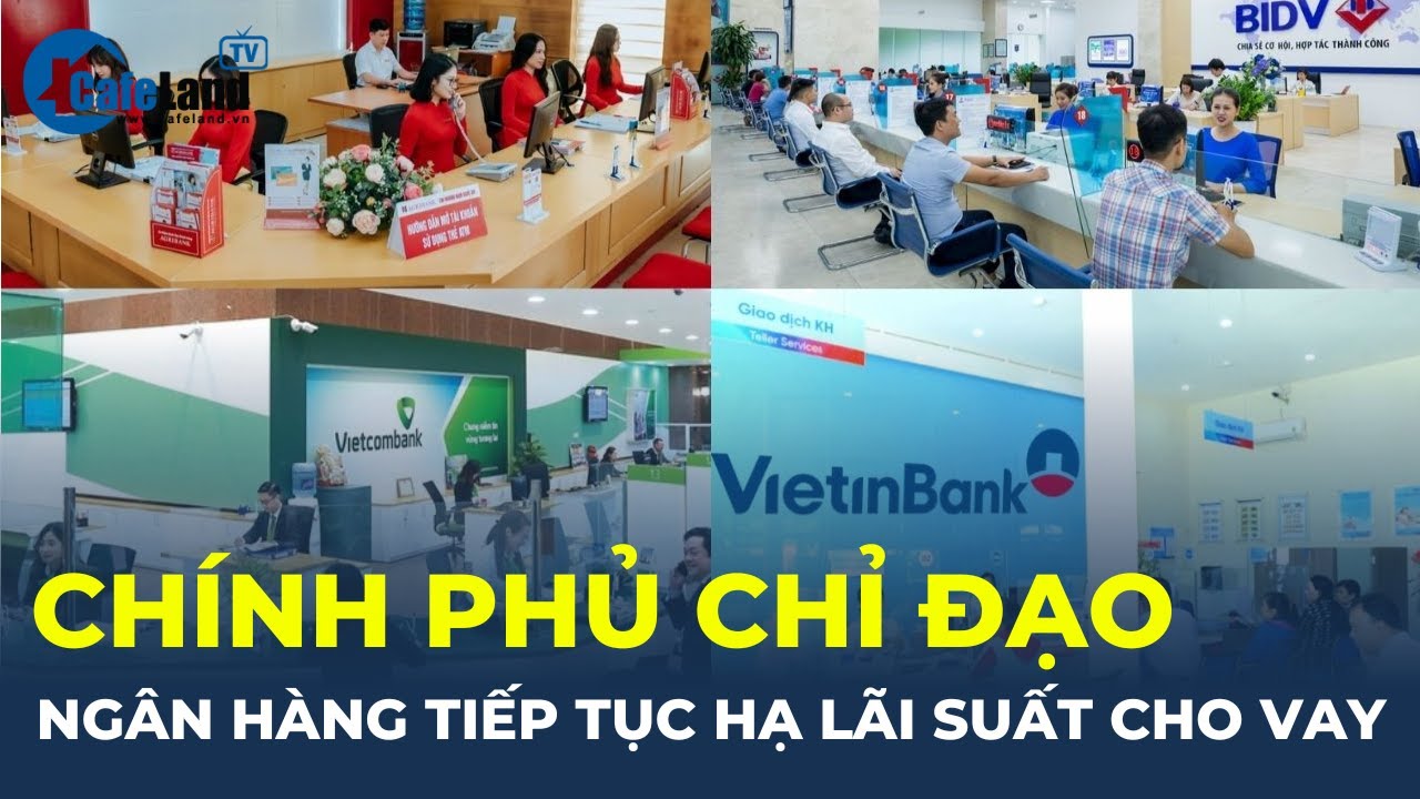 Chính phủ chỉ đạo các ngân hàng tiếp tục hạ lãi suất cho vay, giảm chi phí | CafeLand