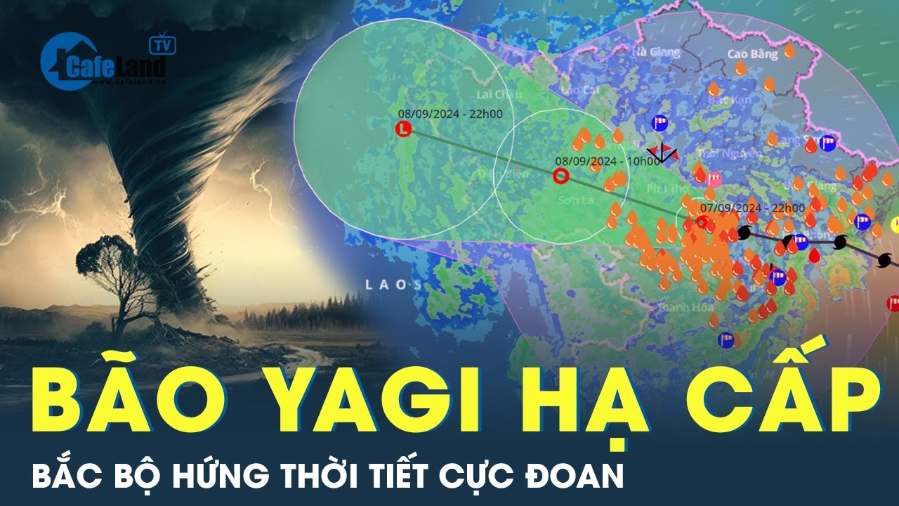 Bất ngờ: Cuồng phong Yagi hạ cấp thành áp thấp, miền Bắc vẫn chưa yên sau bão | CafeLand