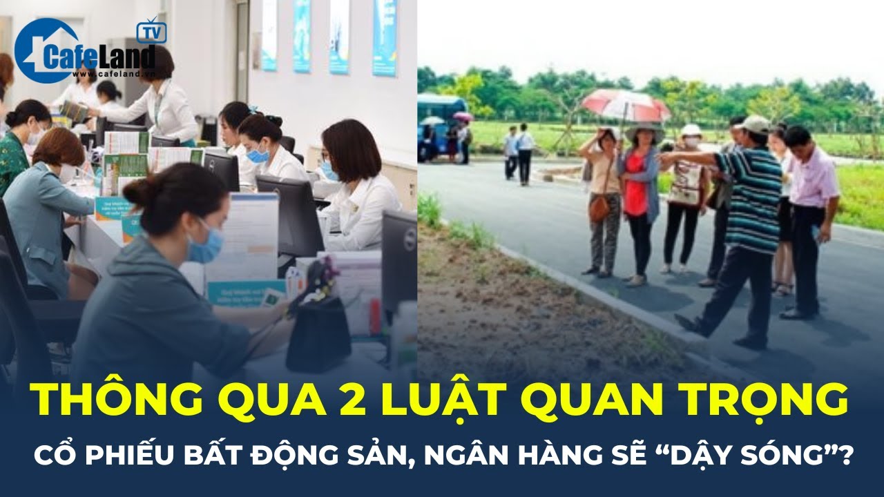 Thông qua 2 luật quan trọng, cổ phiếu bất động sản, ngân hàng sẽ "DẬY SÓNG"? | CafeLand