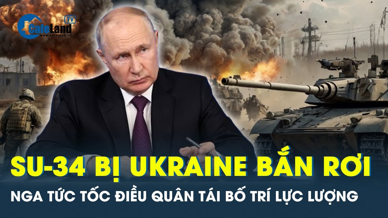 Ukraine đạt được mục tiêu đột kích, bắn rơi tiêm kích Su-34 của Nga ở Kursk | Cafeland