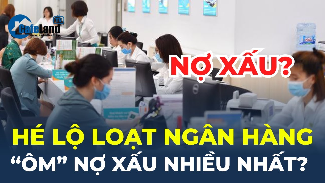 Tiết lộ hàng loạt ngân hàng có tỉ lệ nợ xấu gia tăng và "ÔM" nợ xấu nhiều nhất? | CafeLand