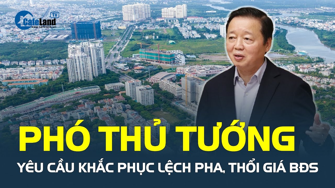 Phó thủ tướng YÊU CẦU khắc phục lệch pha, THỔI GIÁ bất động sản | CafeLand