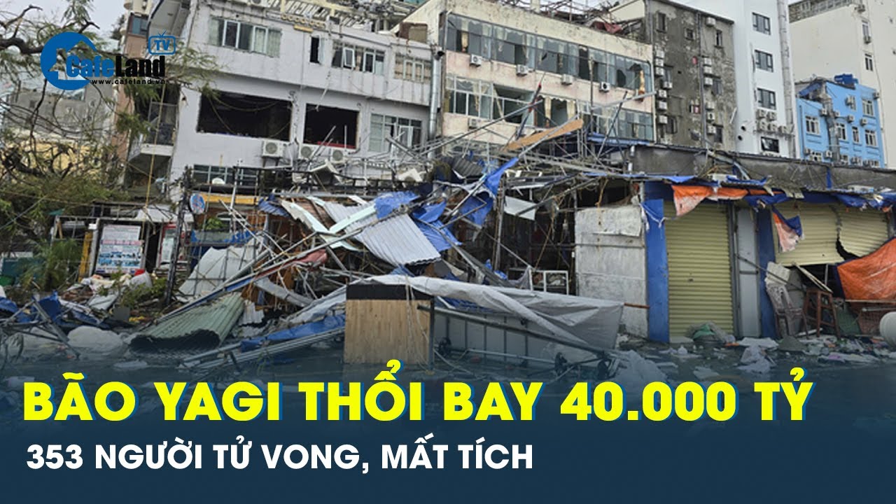 Siêu bão số 3 thổi bay hơn 40.000 tỷ đồng, 353 người tử vong | CafeLand