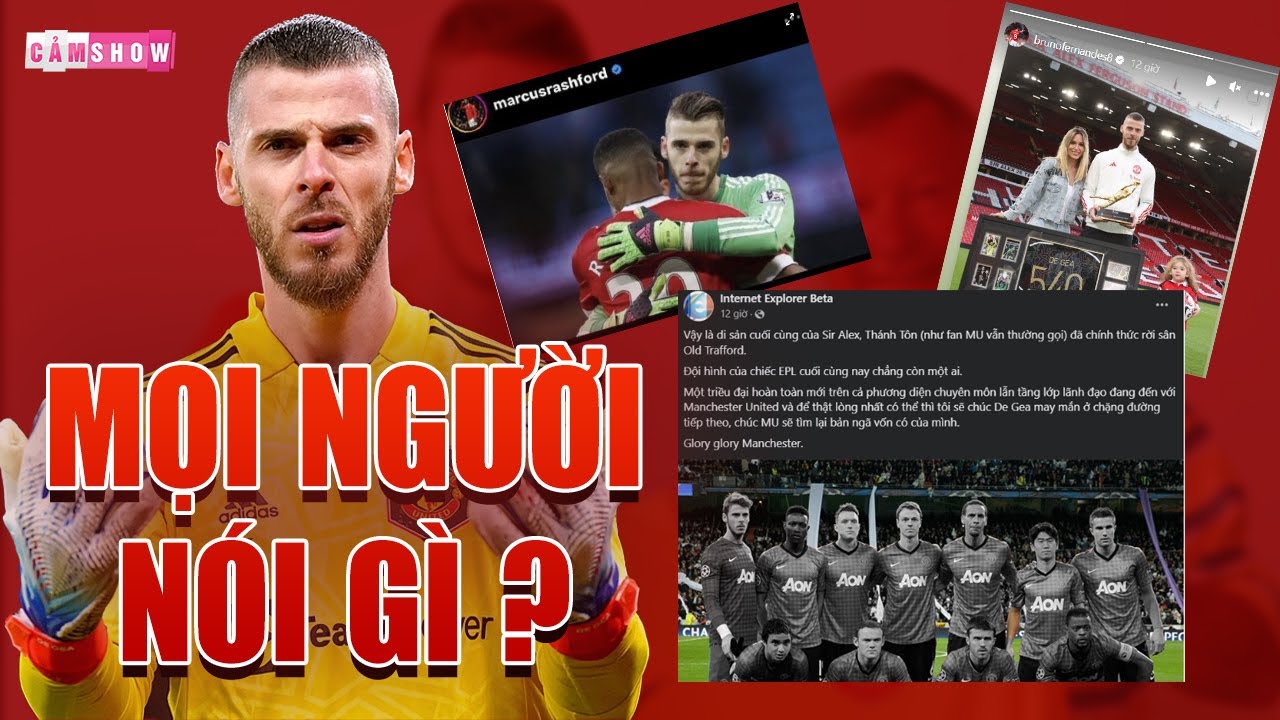 BÁO CHÍ, NHM NÓI GÌ VỀ SỰ RA ĐI CỦA DE GEA?