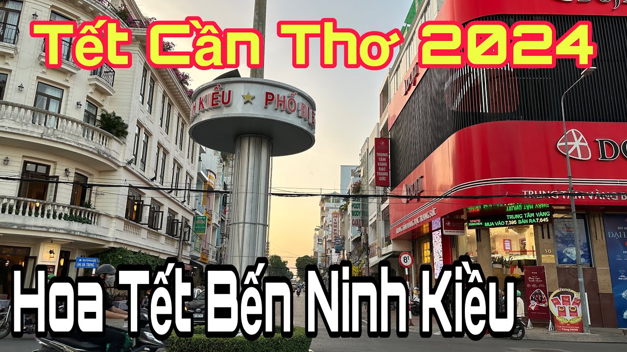 Tết Cần Thơ 2024 ĐƯỜNG HOA TẾT BẾN NINH KIỀU🌺25-1-2024🌺cần thơ ký sự