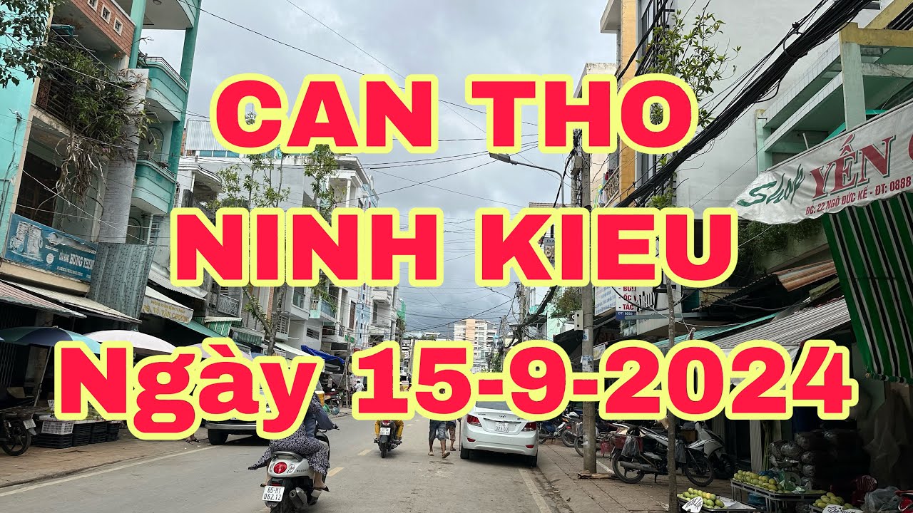 CẦN THƠ VÒNG XOAY BẾN XE MỚI, BẾN NINH KIỀU NGÀY NAY🌺ngày 15-9-2024🌺cần thơ ký sự