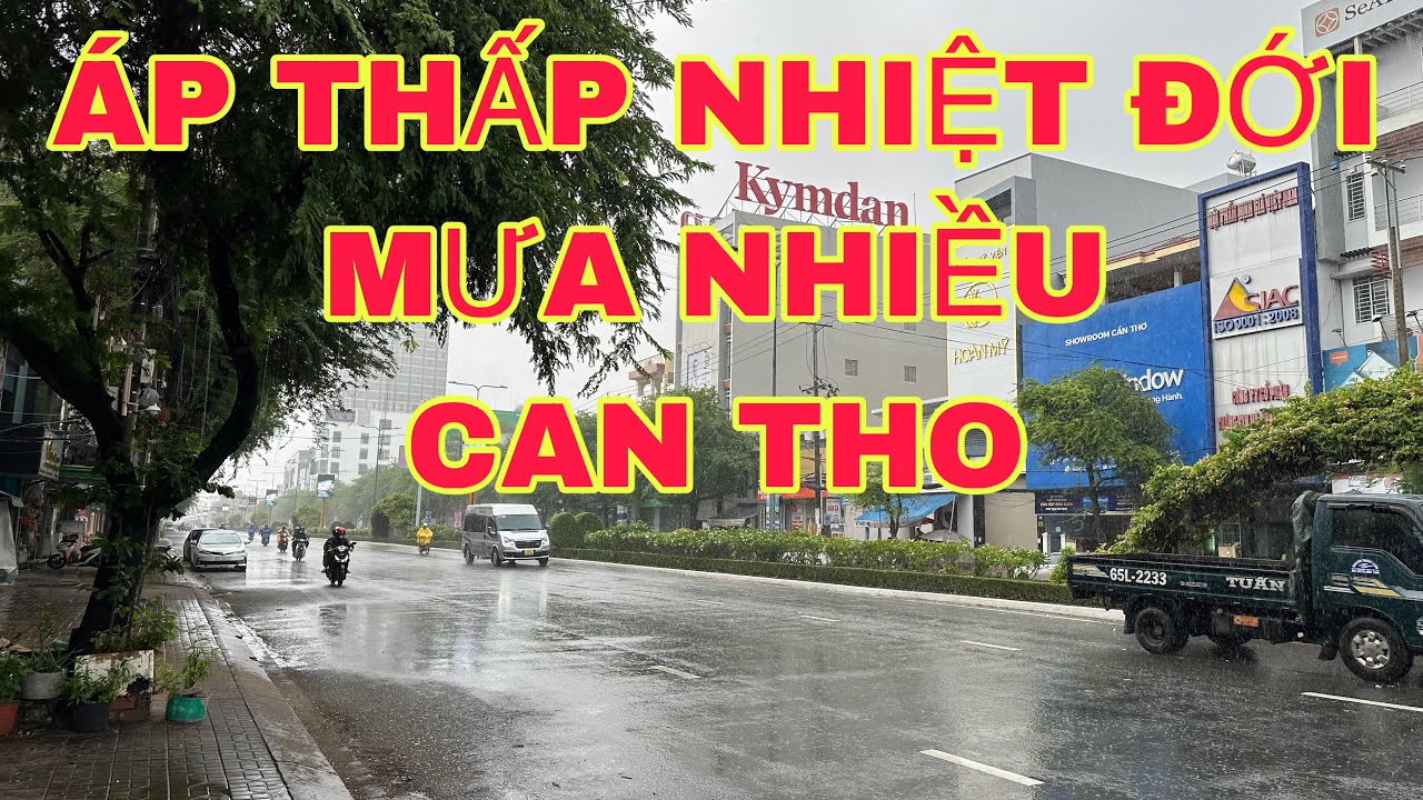 ÁP THẤP NHIỆT ĐỚI GÂY MƯA NHIỀU TP CẦN THƠ🌺20-7-2024🌺cần thơ ký sự