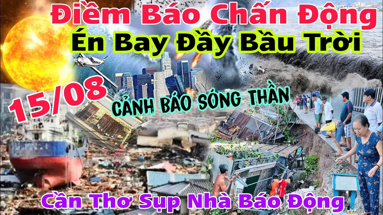 Điềm Báo Chấn Động ngay lúc này Én Bay Đầy Bầu Trời cảnh báo cấp nguy hiểm ngày 15/08