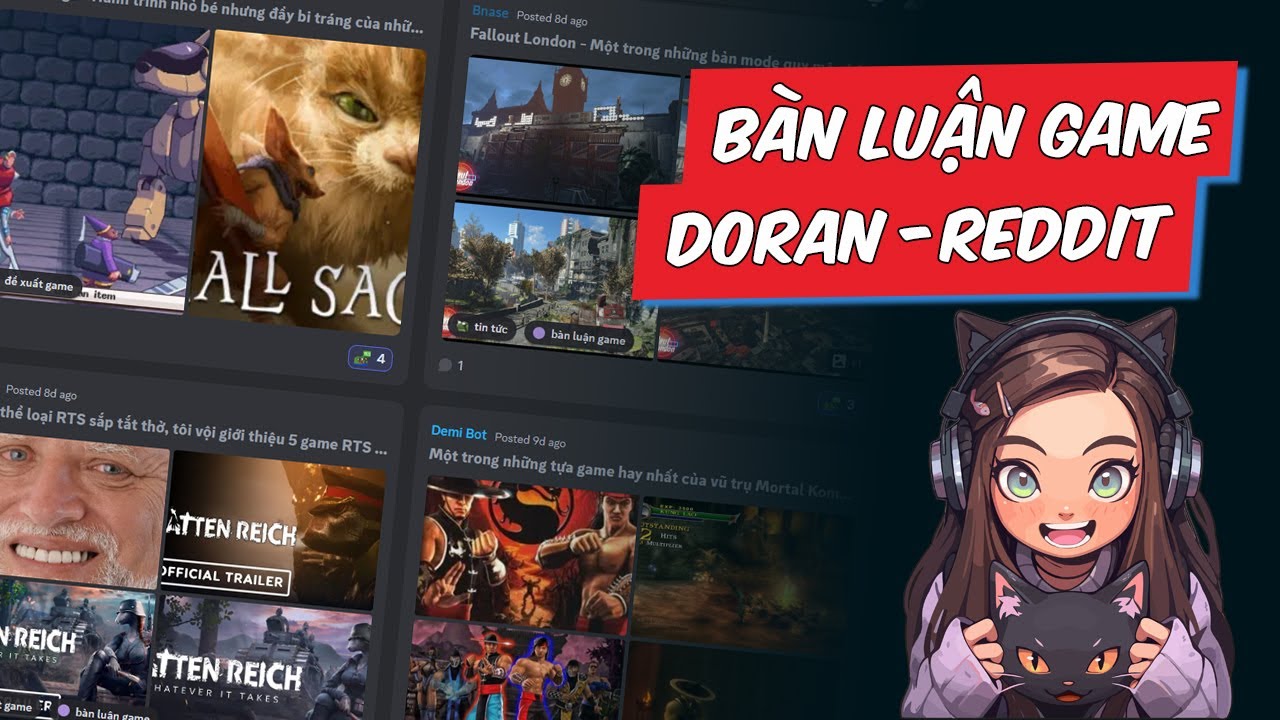 🔴Trò Chuyện Bàn Luận Game - Doran Reddit Có gì Hay ?