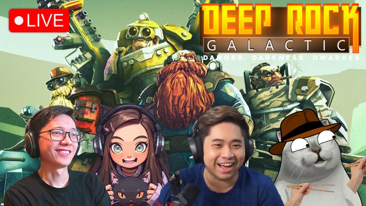 Hội Người Rà Chơi Deep Rock Galactic GAME ĐÀO ZÀNG! @PhanTichGame @dungsenpai @HiufBeos