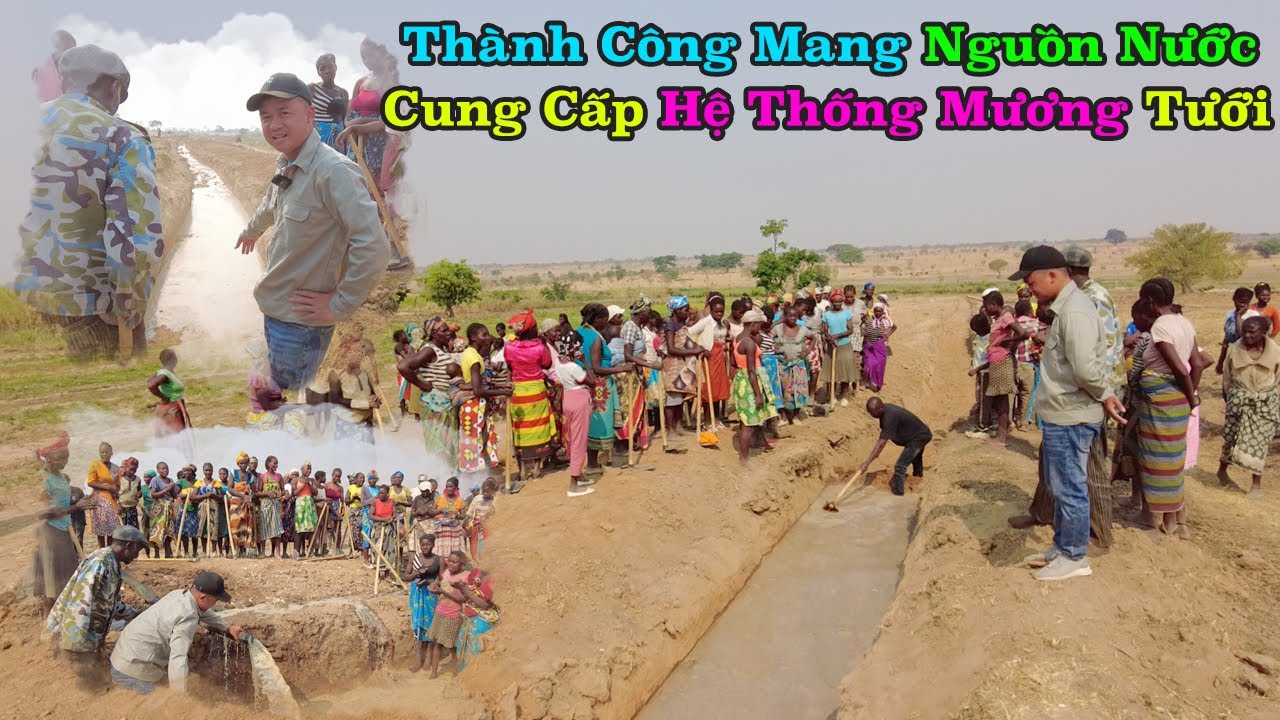 Công Giáp || Thành Công Mang Nguồn Nước Cung Cấp Cho hệ thống Mương Tưới Tại Nông Trại 3 bản Mới !!!