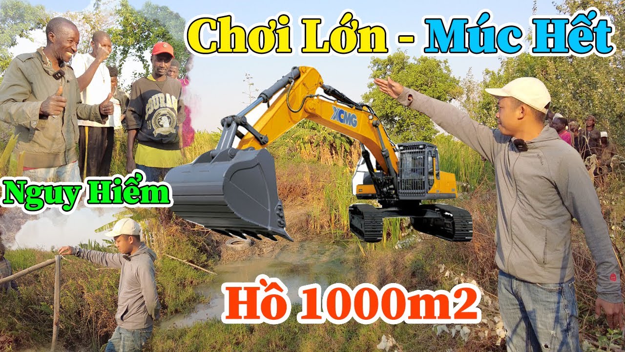 Công Giáp || Múc Hết ? Quyết Tâm Thực Hiện Dự Án Hồ Chứa Nước 1000m2 Lớn Nhất Từ Trước Tới Nay !!