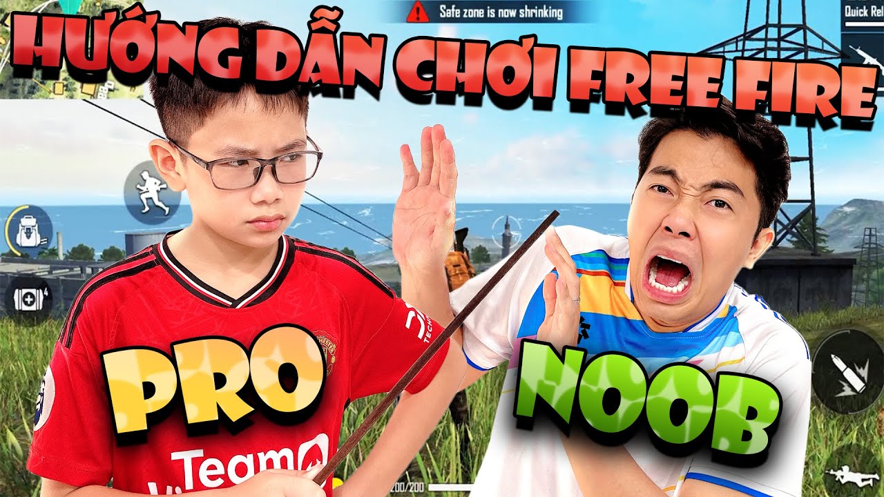 Pro hướng dẫn Noob CrisDevilGamer chơi Free Fire