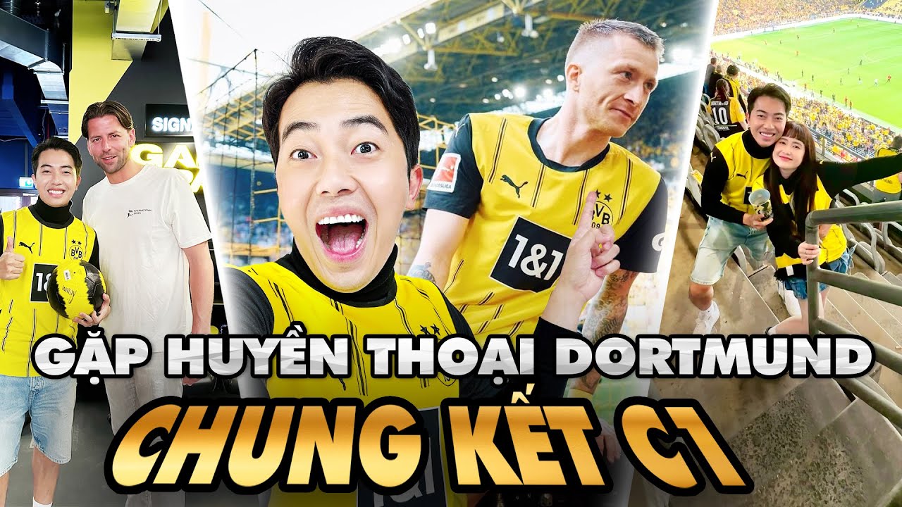 CrisDevilGamer gặp huyền thoại Dortmund trước trận chung kết C1 với Real Madrid