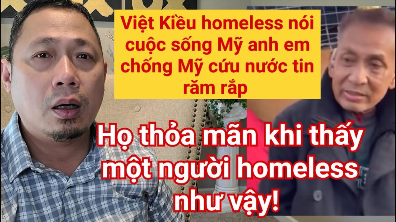 Việt kiều homeless | ở Mỹ bill tiền hàng tháng nhiều lắm | tôi muốn về Việt Nam