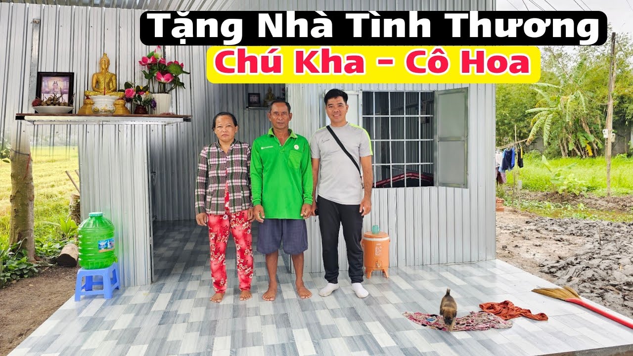 Tặng nhà tình thương cho gia đình Chú Kha vui mừng khi thấy chú có nhà mới [28 tháng 8, 2024]