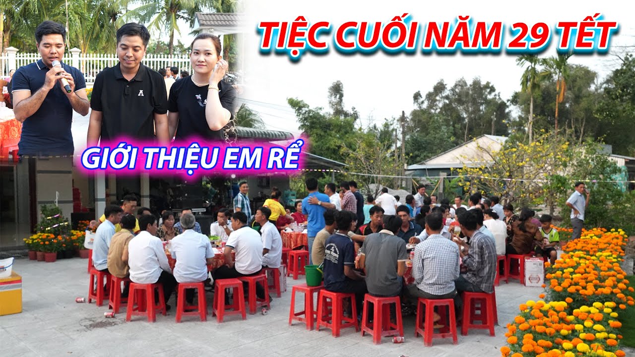 Tiệc cuối năm ngày 29 tết của nhóm thiện nguyện Cuộc sống quê miền Tây đầy ấm áp và niềm vui