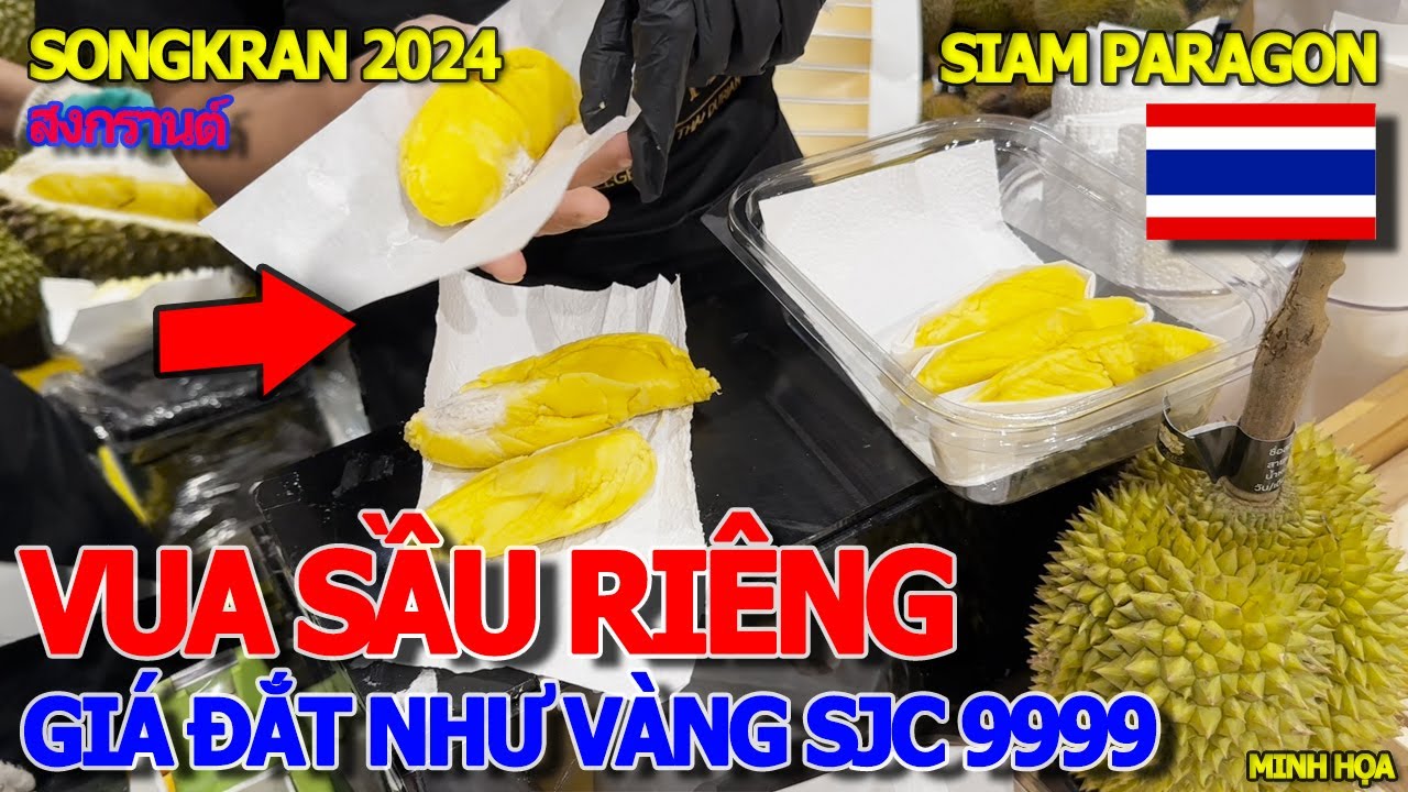 Choáng váng SẦU RIÊNG MUSANG KING DURIAN MẮC NHƯ VÀNG SJC -KHUI RA THƠM PHỨC HỘT LÉP - SONGKRAN 2024