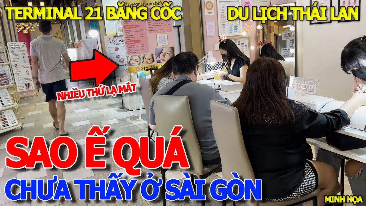 Quá đẹp quá to CHƯA TỪNG THẤY Ở SÀI GÒN HÒN NGỌC VIỄN ĐÔNG - XÓM NAIL TERMINAL 21 BANGKOK THÁI LAN