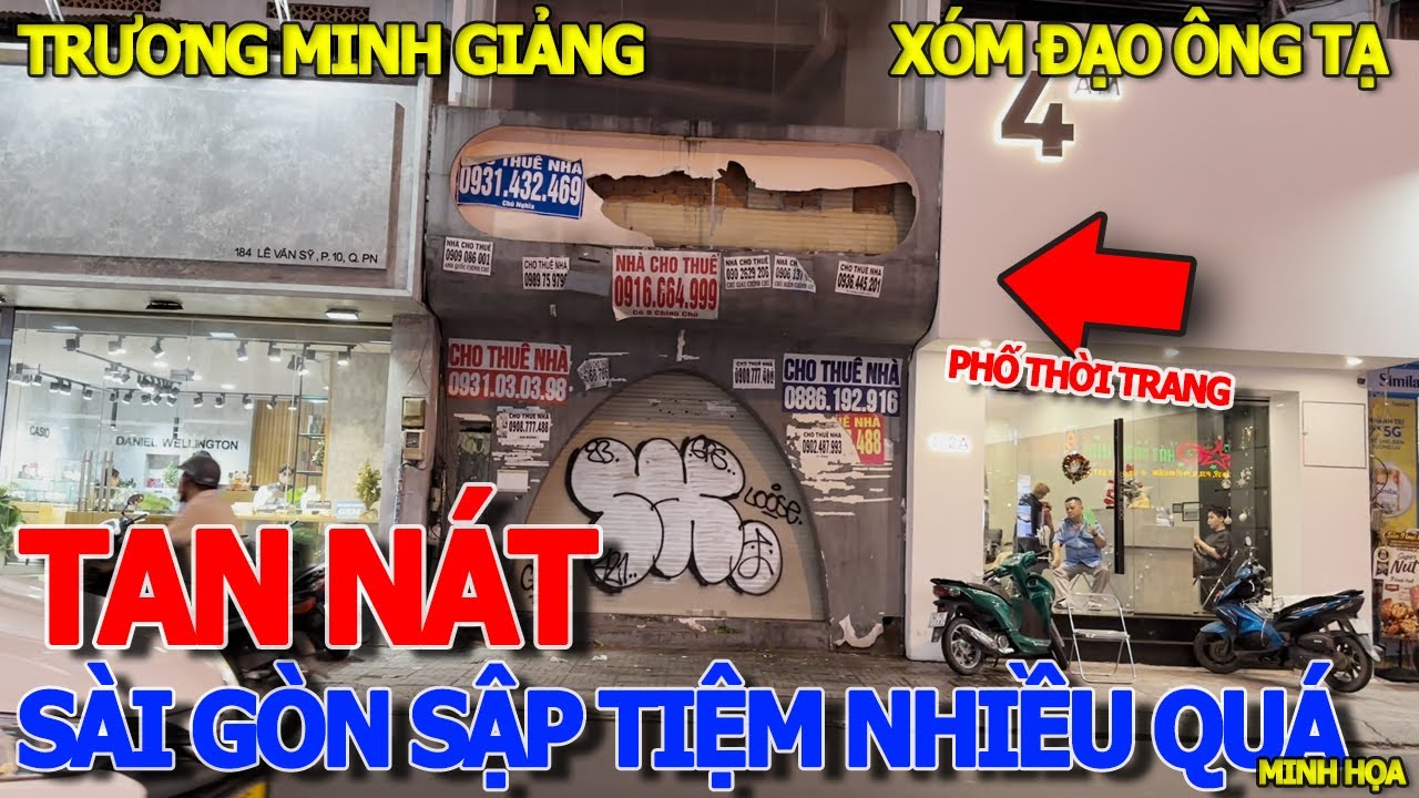 Tan nát hết rồi THẢM CẢNH SÀI GÒN CHƯA TỪNG THẤY -PHỐ SHOP THỜI TRANG LÊ VĂN SỸ & XÓM ĐẠO CHỢ ÔNG TẠ