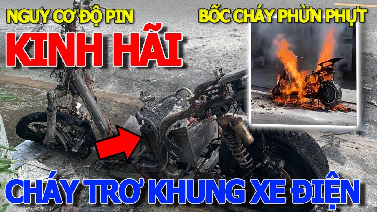 Hãi hùng cảnh tượng CHÁY.RỤI.XE.ĐIỆN & NGUY CƠ ĐỘ PIN KHỦNG - BÙNG BINH CÂY GÕ & CHỢ AN ĐÔNG CHỢ LỚN