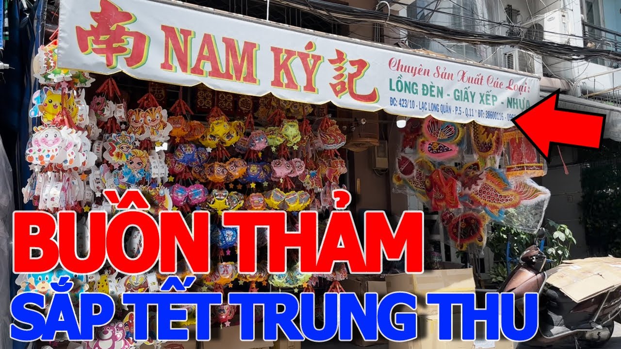 Rồi xong CẢNH TƯỢNG XÓM NGƯỜI HOA cận kề mùa trung thu - CHỢ HOA ĐẦM SEN & XÓM LỒNG ĐÈN PHÚ BÌNH