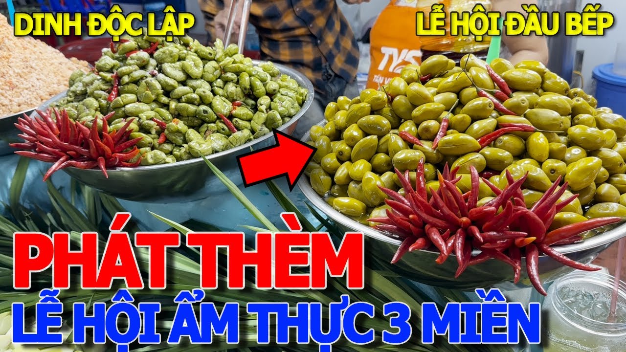 Ngay lúc này LẦN ĐẦU MỚI THẤY TẠI DINH ĐỘC LẬP ngập tràn MÓN ĂN NGON ĐẶC SẢN 3 MIỀN - LỄ HỘI ẨM THỰC