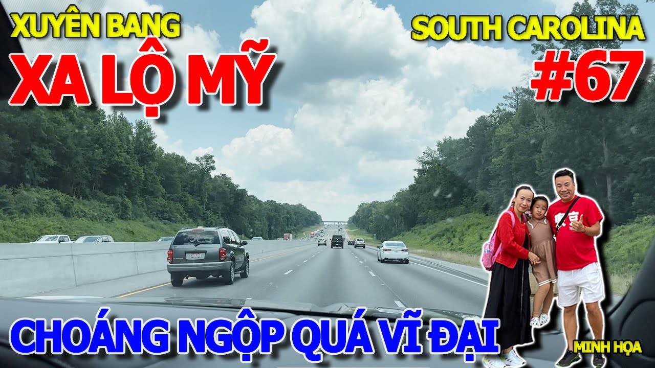 Kinh ngạc XA LỘ NƯỚC MỸ VĨ ĐẠI LÁNG CÓNG - XUYÊN BANG SOUTH CAROLINA THẲNG TIẾN NHÀ TRẮNG HOA KỲ