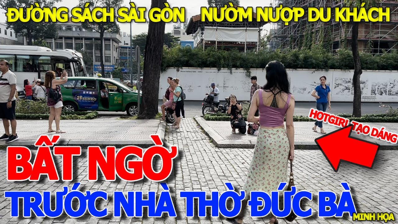 Bất ngờ trước NHÀ THỜ ĐỨC BÀ trang trí giáng sinh ra sao & EM GÁI ÁO DÀI KHÔNG CHO QUAY PHIM