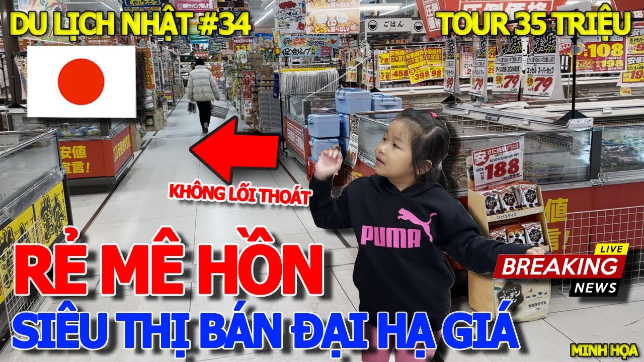 DU LỊCH NHẬT #34 TOUR 35 TRIỆU - QUÁ KINH KHỦNG SAO RẺ HƠN SIÊU THỊ SÀI GÒN - SHOPPING KHÔNG LỐI VỀ